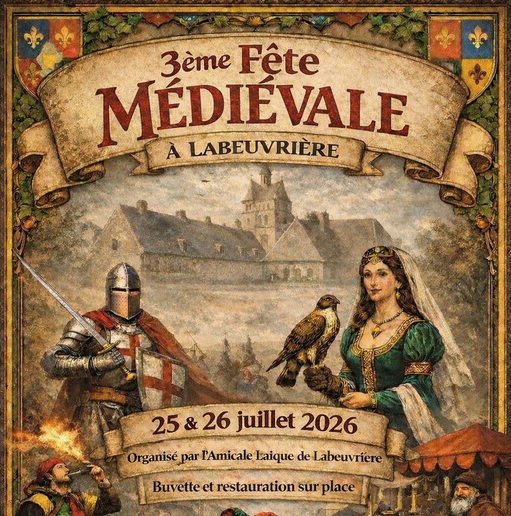 Affiche Fête médiévale Labeuvriere