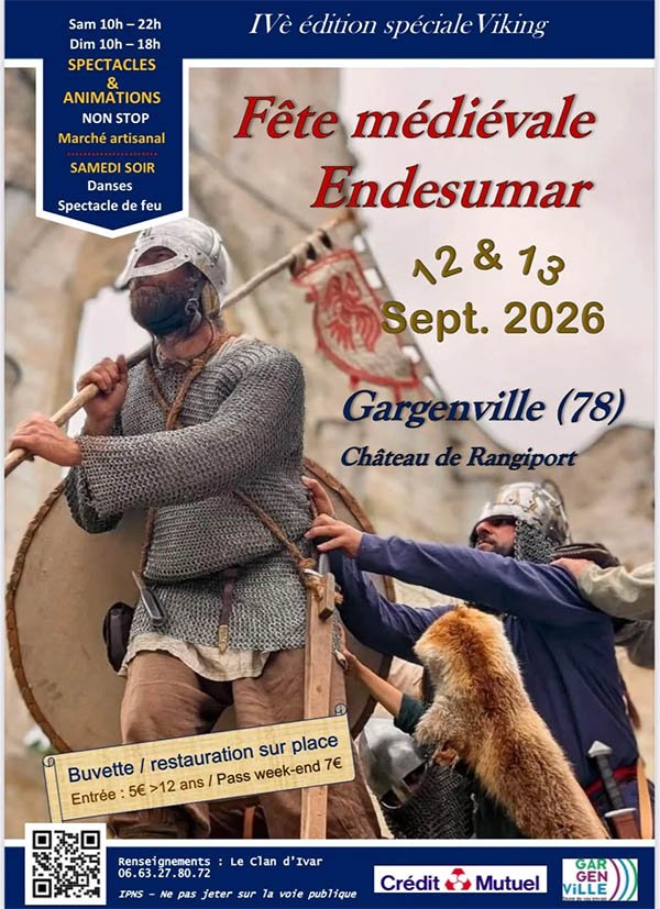 Affiche Fête médiévale Endesumar