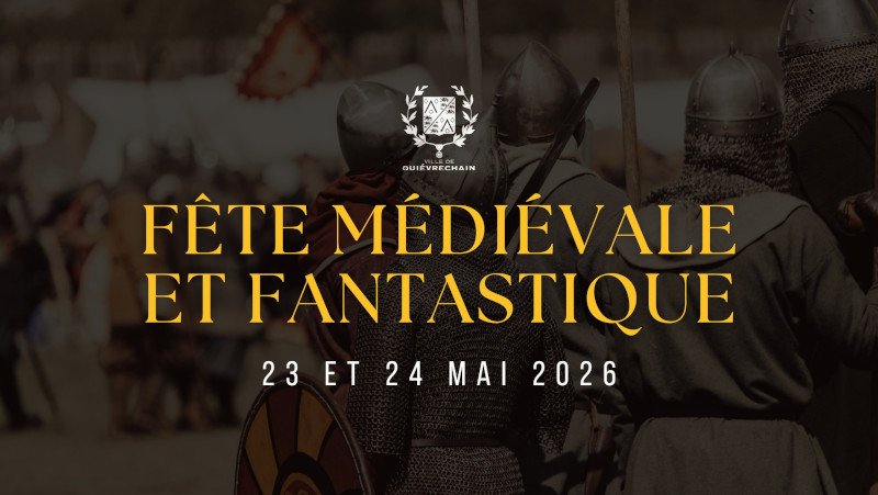 Affiche Fête médiévale et fantastique 2026 à Quiévrechain