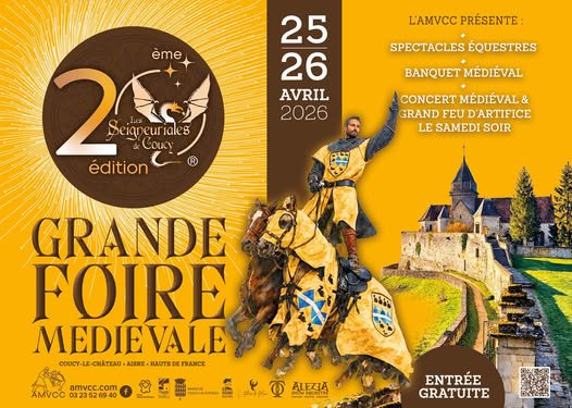 Affiche Festival Les Seigneuriales de Coucy