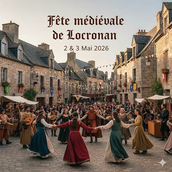 Affiche Médiévale de LOCRONAN