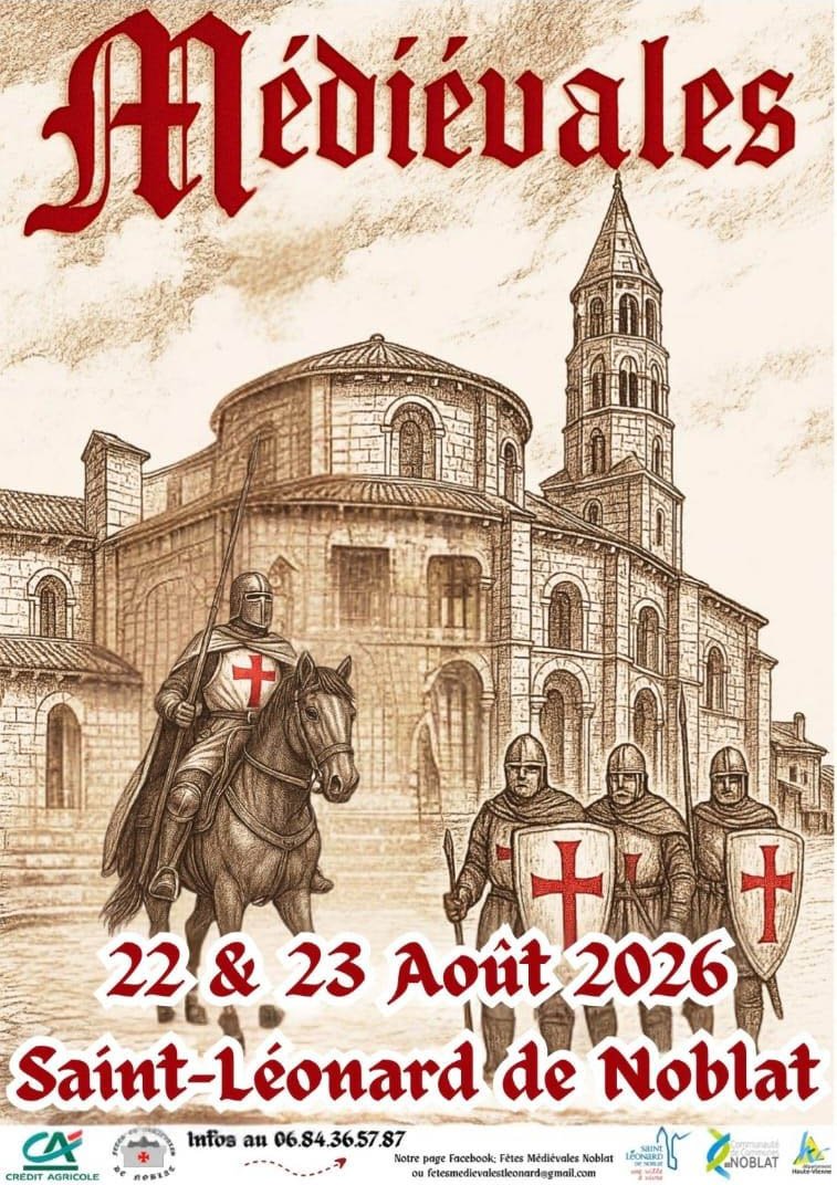 Affiche Médiévales de Saint-Léonard de Noblat