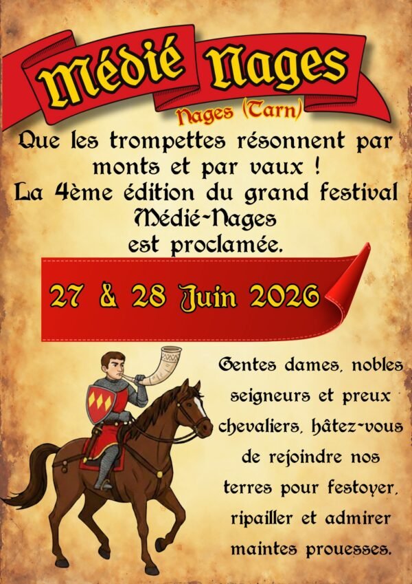 Affiche Festival Médié-Nages
