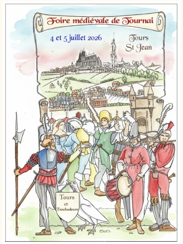 Affiche Festival Marché Médiéval de Tournai