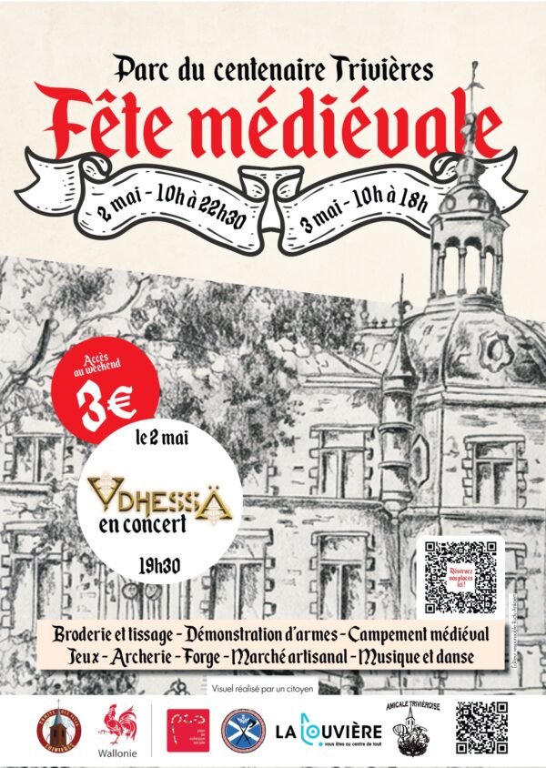 Affiche Fête Médiévale de Trivières