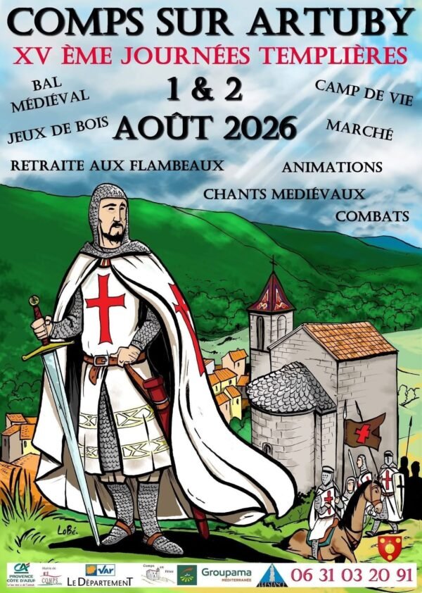 Affiche Les Médiévales de Comps-sur-Artuby