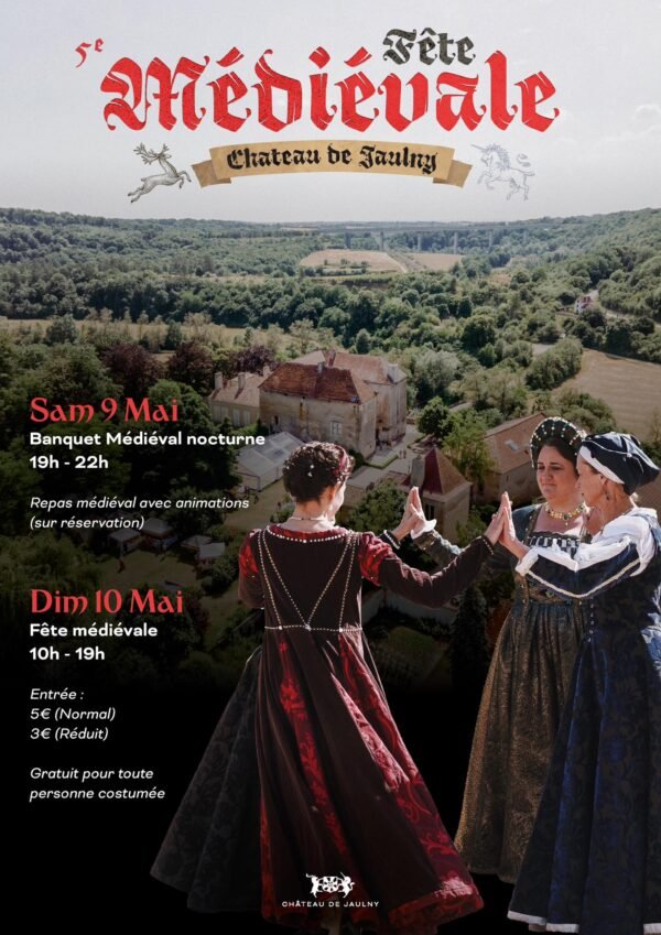 Affiche Fête Médiévale au château de Jaulny