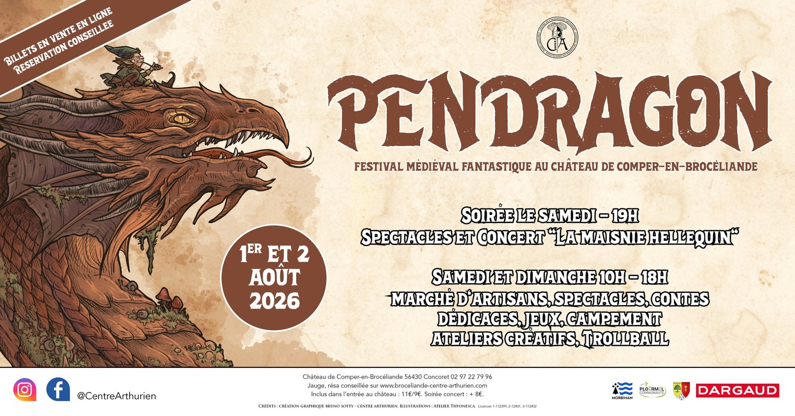 Affiche Festival Pendragon