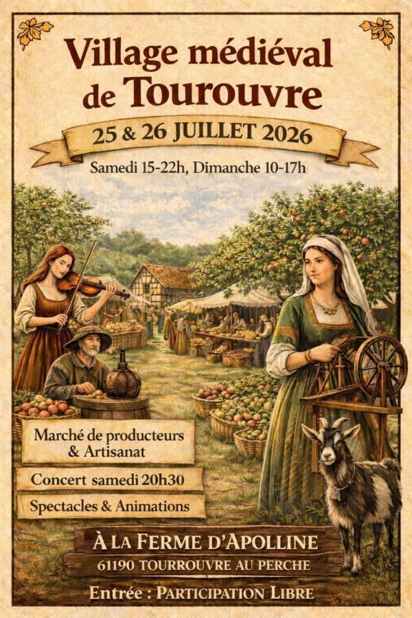 Affiche Festival Le Village médiéval de Tourouvre