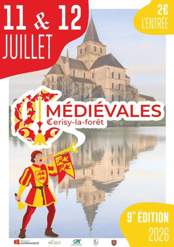 Affiche Médiévales Saint Vigor de Cerisy-la-Forêt