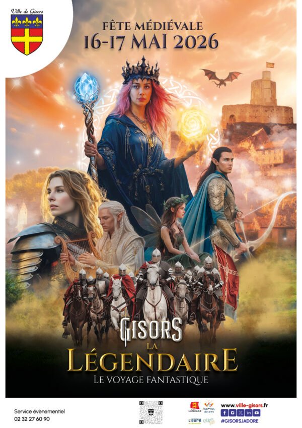 Affiche Festival Gisors la légendaire