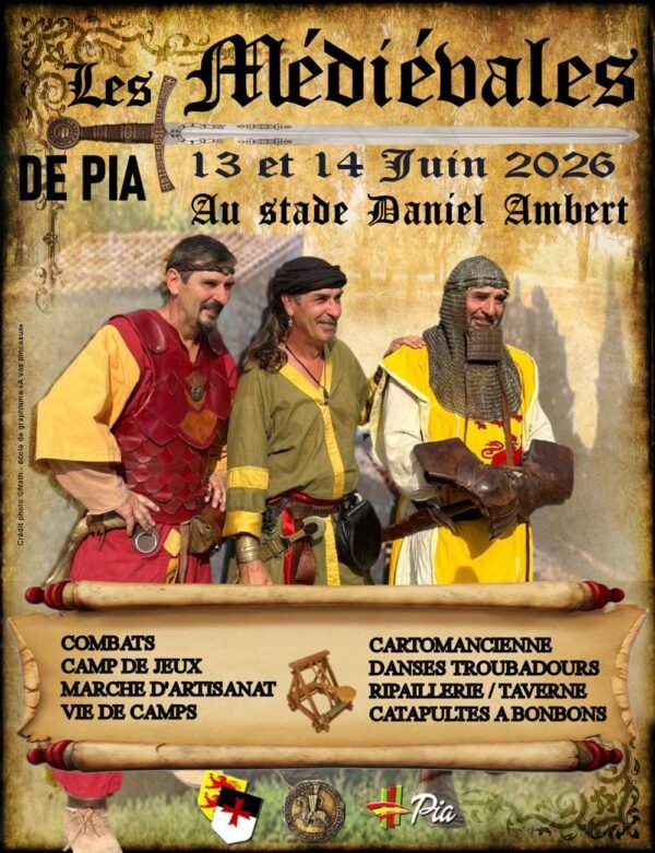 Affiche Les médiévales de Pia