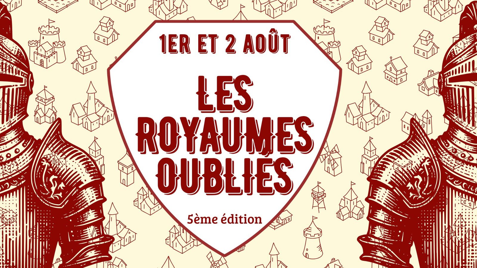 Affiche Les royaumes Oubliés – la fête médiévale