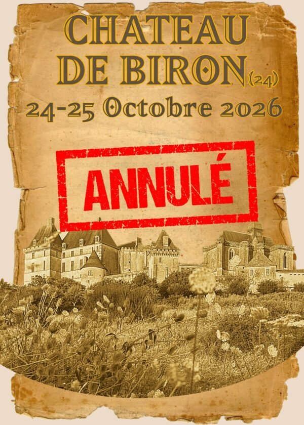 Affiche Les médiévales de Biron
