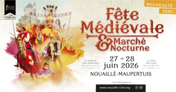 Affiche Journée médiévale de Nouaillé-Maupertuis