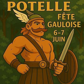 Affiche Fête Gauloise de Potelle