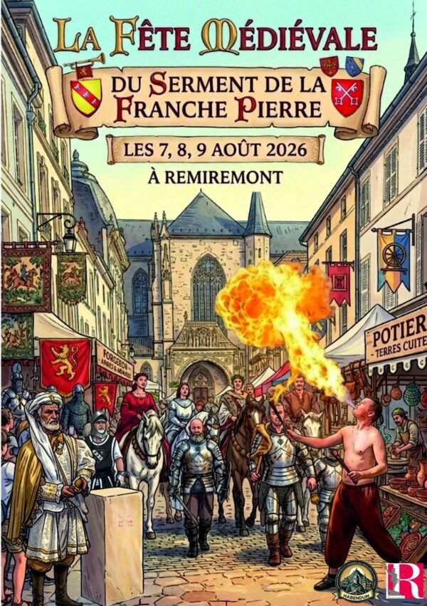 Affiche Fête Médiévale du Serment de la Franche Pierre