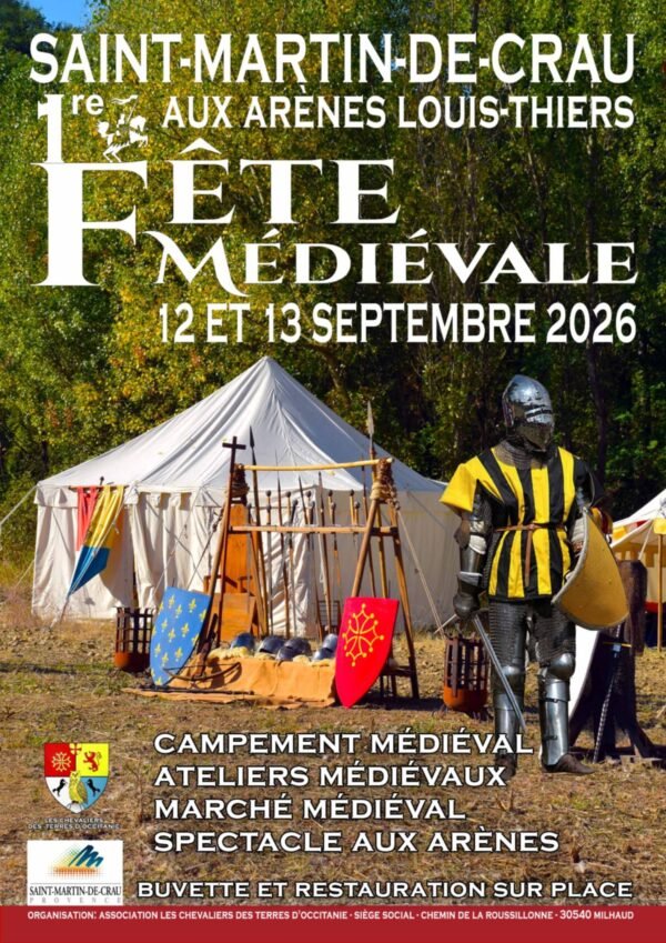 Affiche Fête médiévale de Saint-Martin-de-Crau