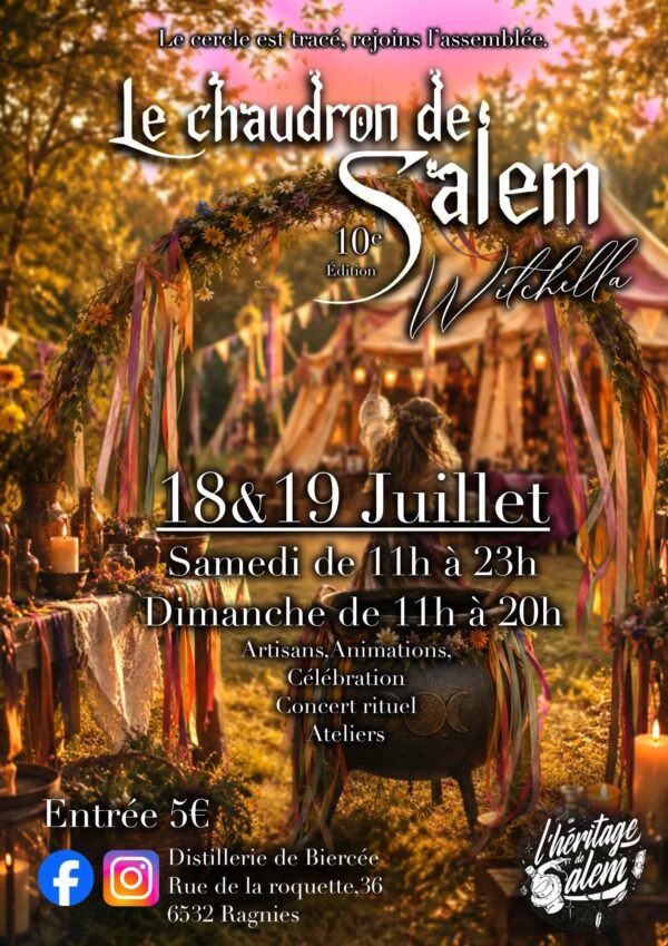 Affiche Festival Le Chaudron de Salem