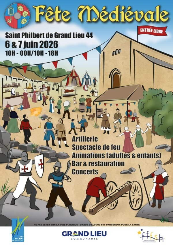 Affiche Les Médiévales de Saint Philbert de Grand-lieu