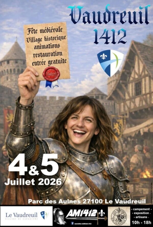 Affiche Fête Médiévale de Vaudreuil