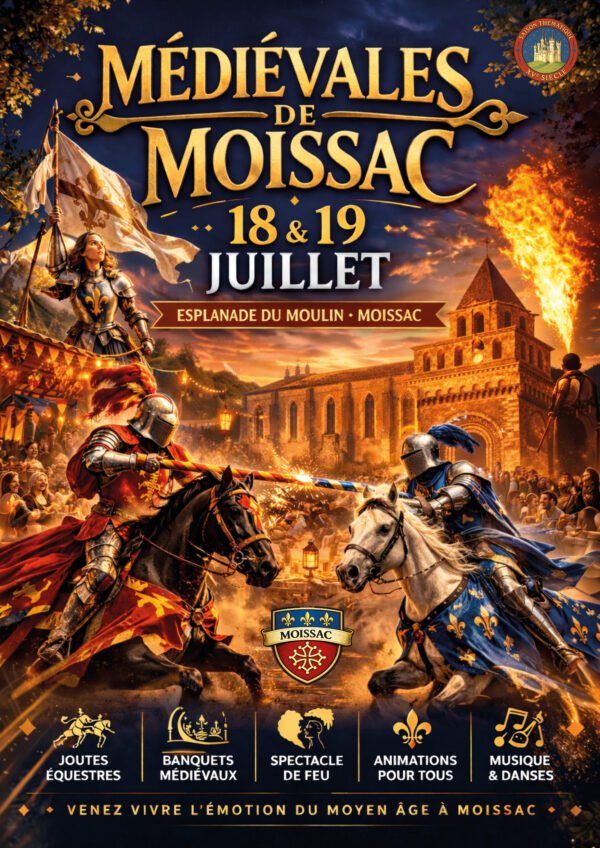 Affiche Médiévales de Moissac
