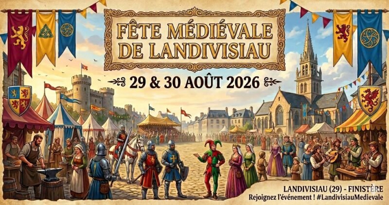 Affiche Fête médiéval de Landivisiau