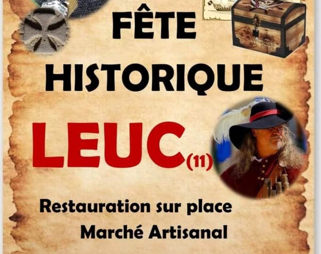 Affiche Fête Historique et multi Epoque de Leuc