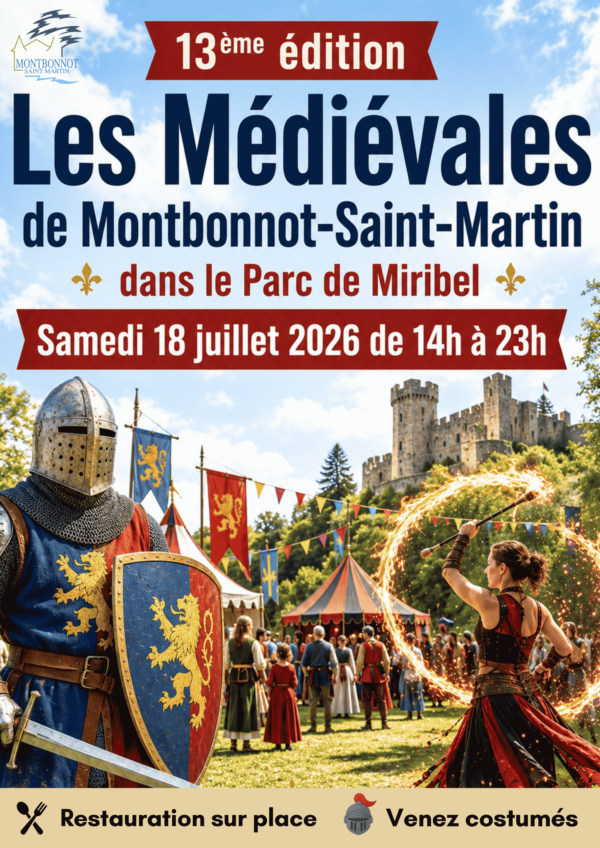 Affiche Les Médiévales de Montbonnot-Saint-Martin